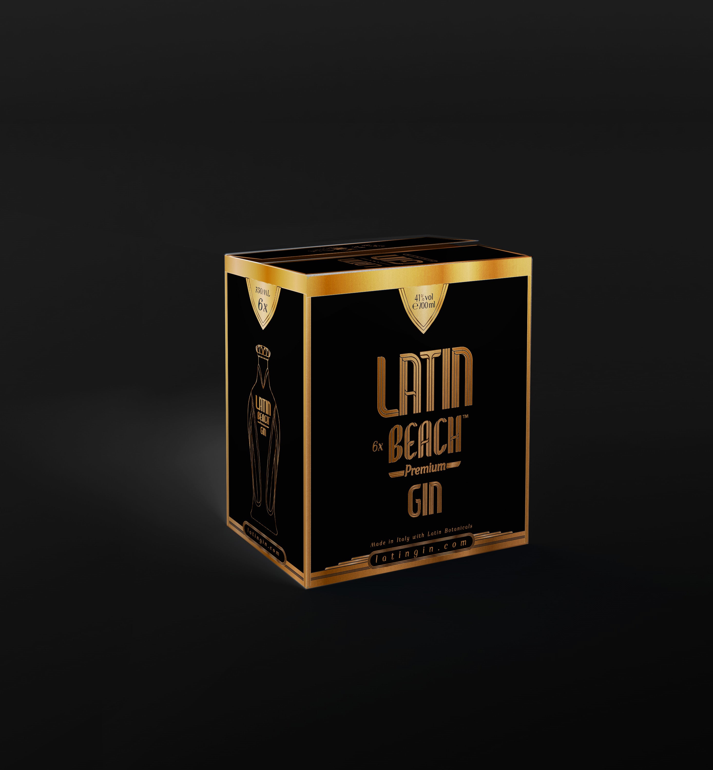 Latin Beach Gin 6 Pack Case