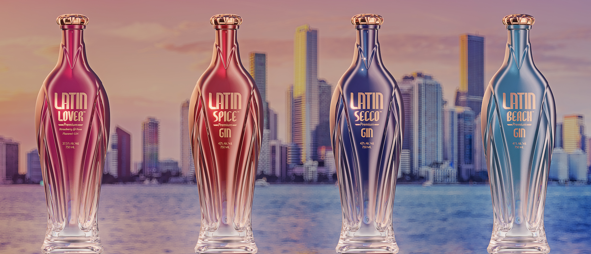 Latin Gin Complete Collection - 4 Bottle Case